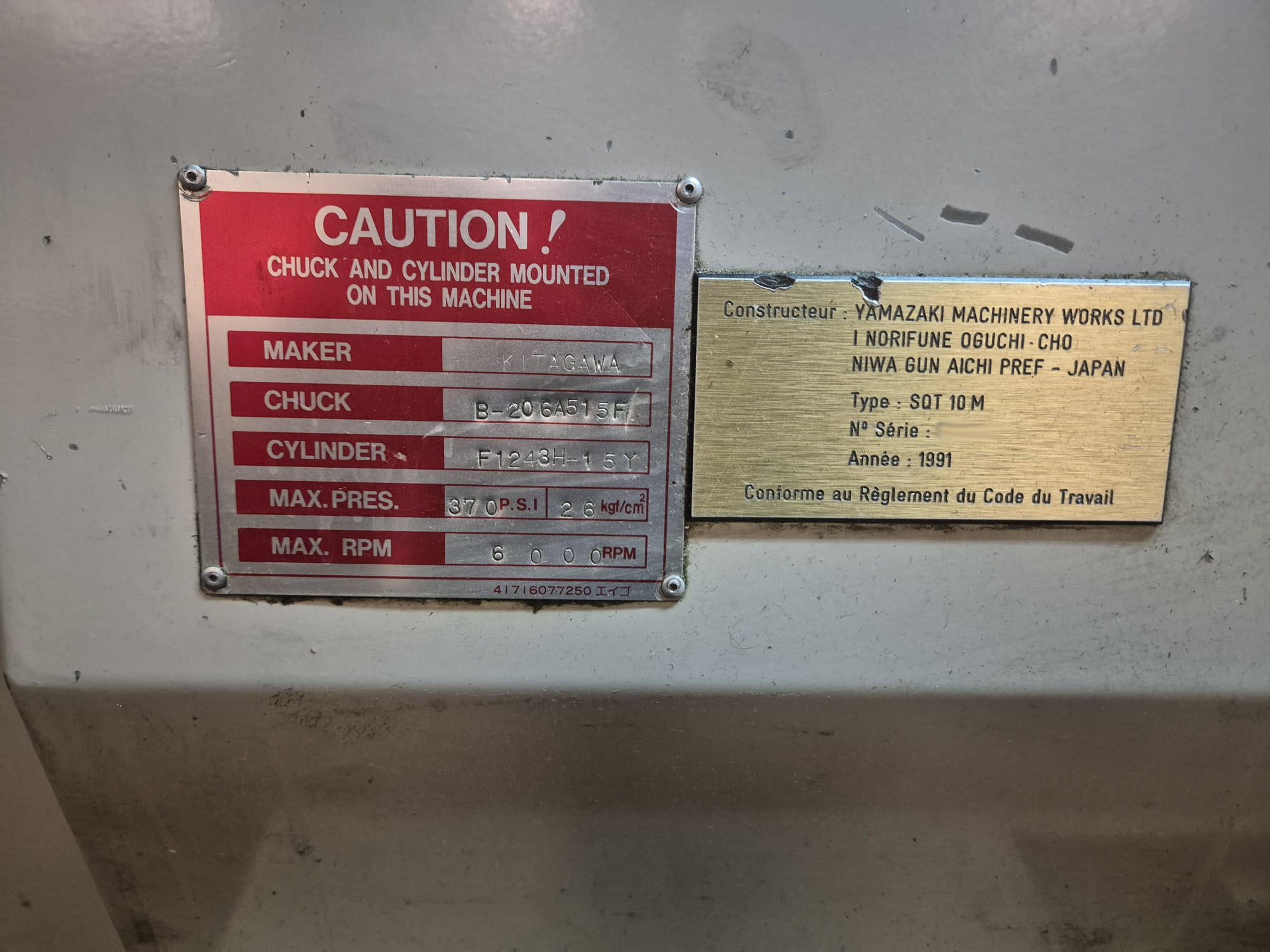 Used Mazak Super Quick Turn 10M I CNC Lathe I 1991
