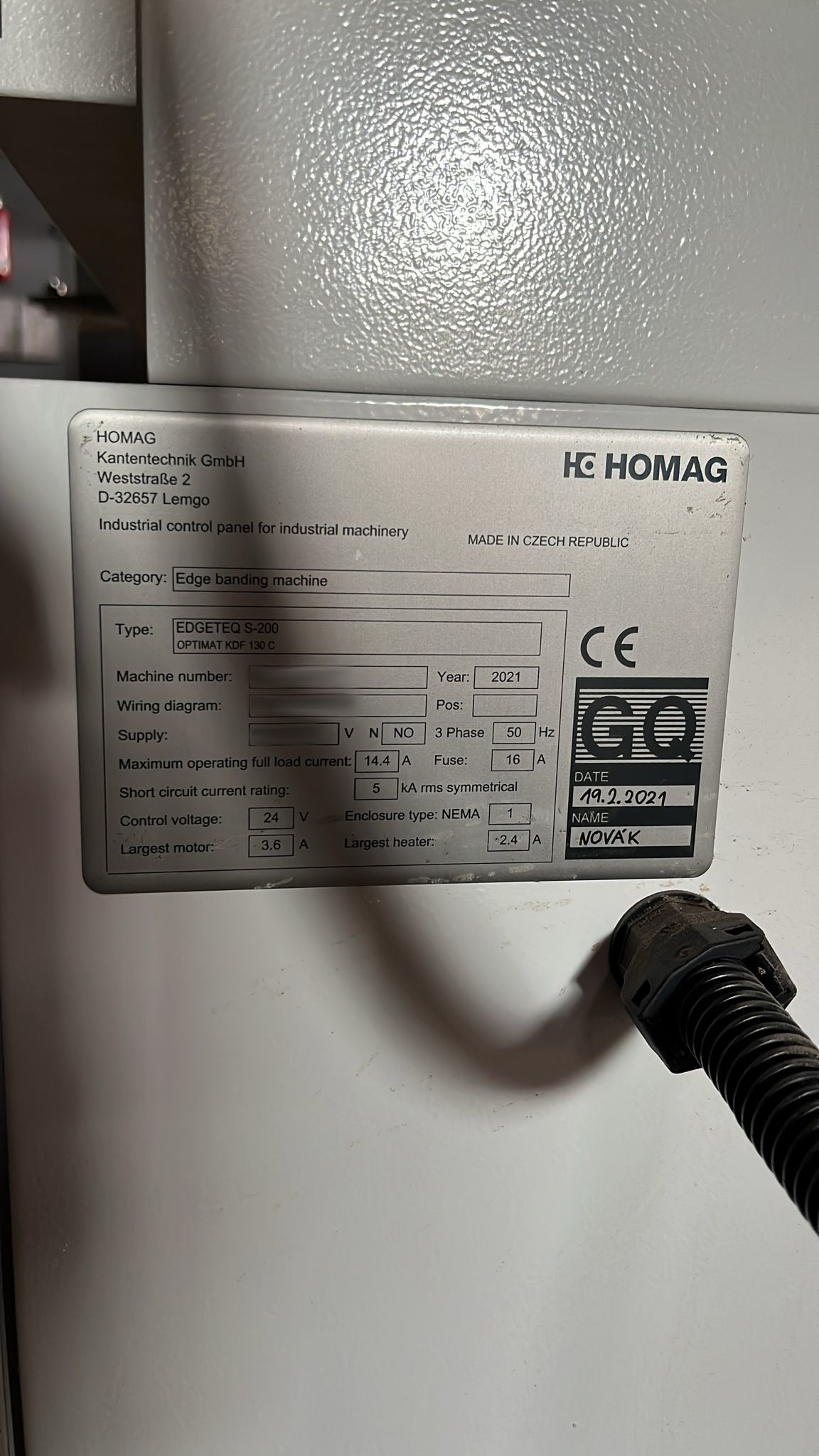 Used Homag Edgeteq S-200 I Edgebanding I 2021