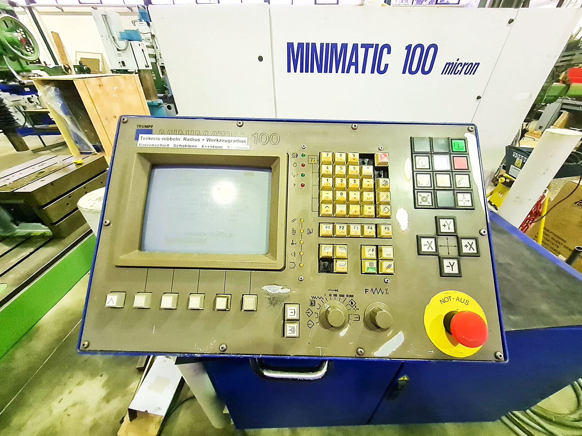 Gebruikt Trumpf MINIMATIC 100 MICRO - CNC Ponsen - 1989