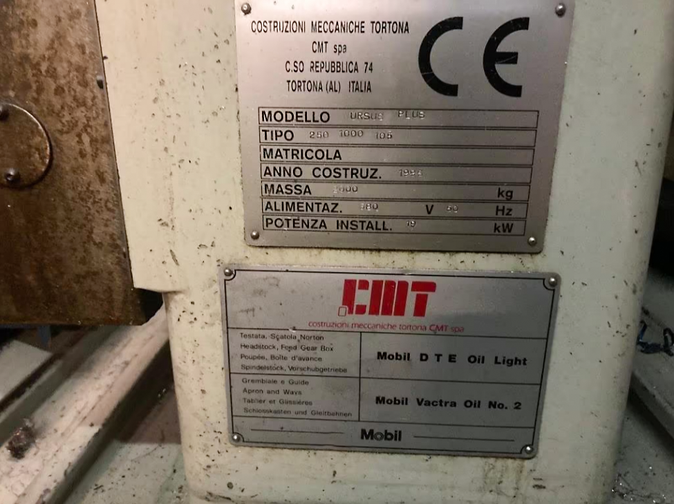 Usado CMT Ursus Plus 250 - Torno CNC - 1996