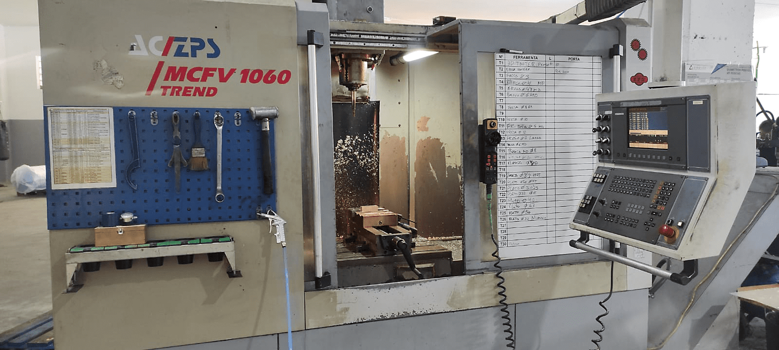 Gebruikt ZPS MCFV 1060 TREND - Verticaal bewerkingscentrum - 2002