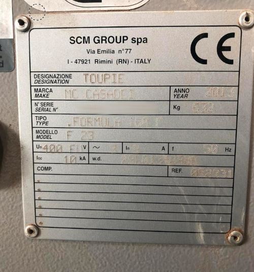 Used Casadei F23 I Spindle Moulder I 2013