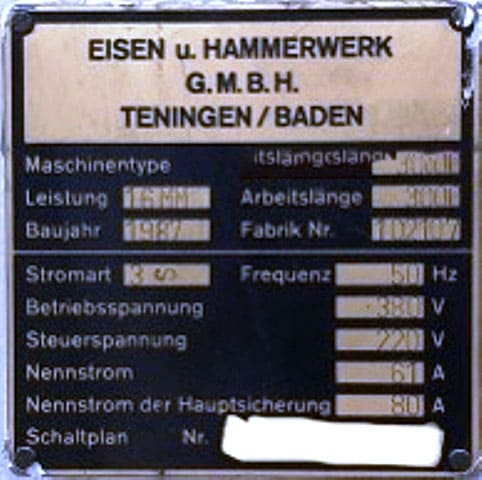 Gebruikt EHT TSS 16 - 31 - Hydraulische guillotine - 1987