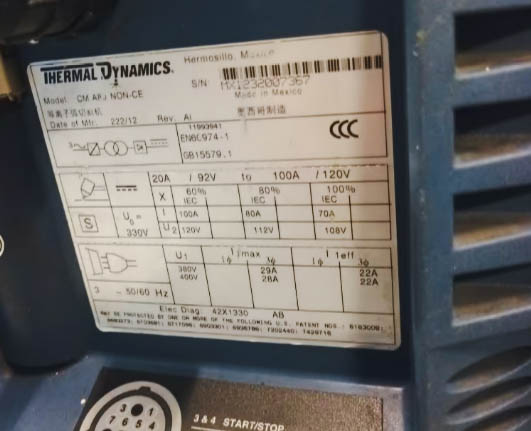 Used Baileigh PT-44VH-A - Plasma Cutting - 2013