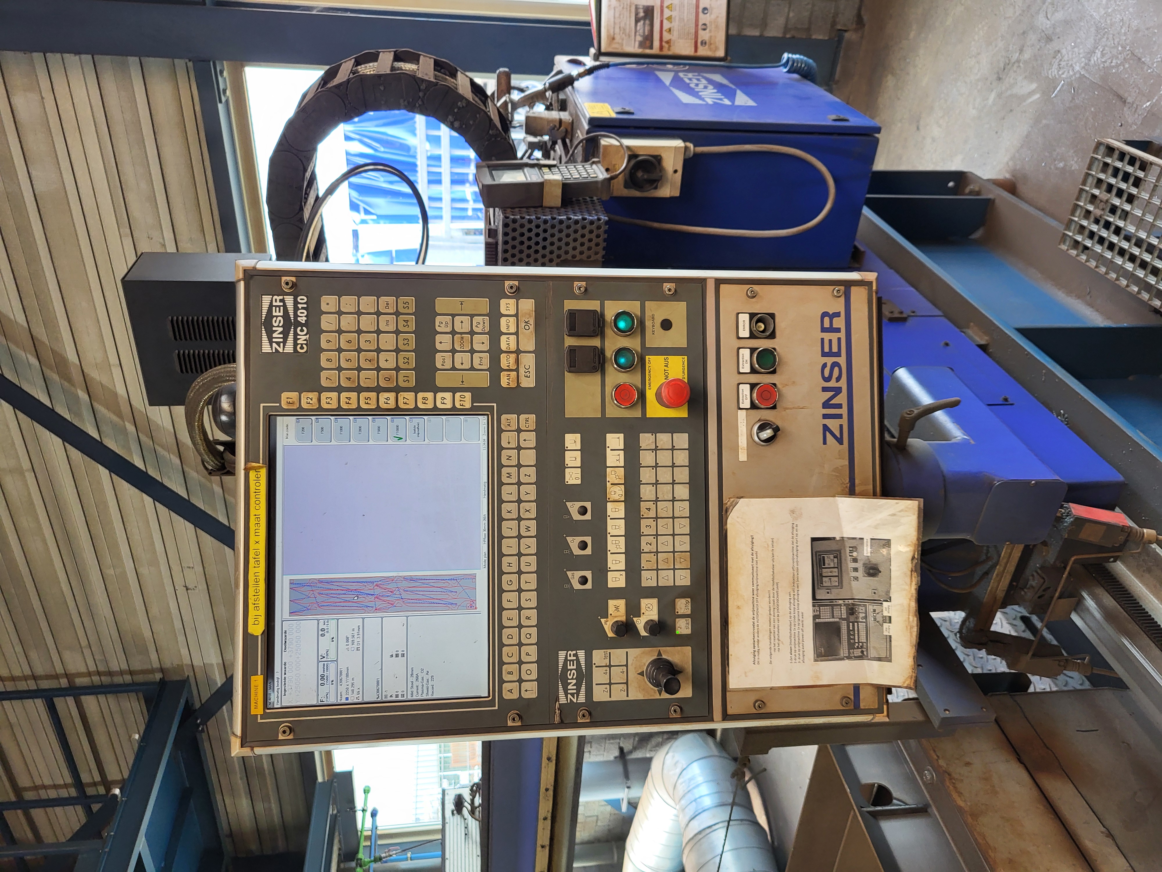 Used Zinser 2425N I Plasma Cutting I 2011