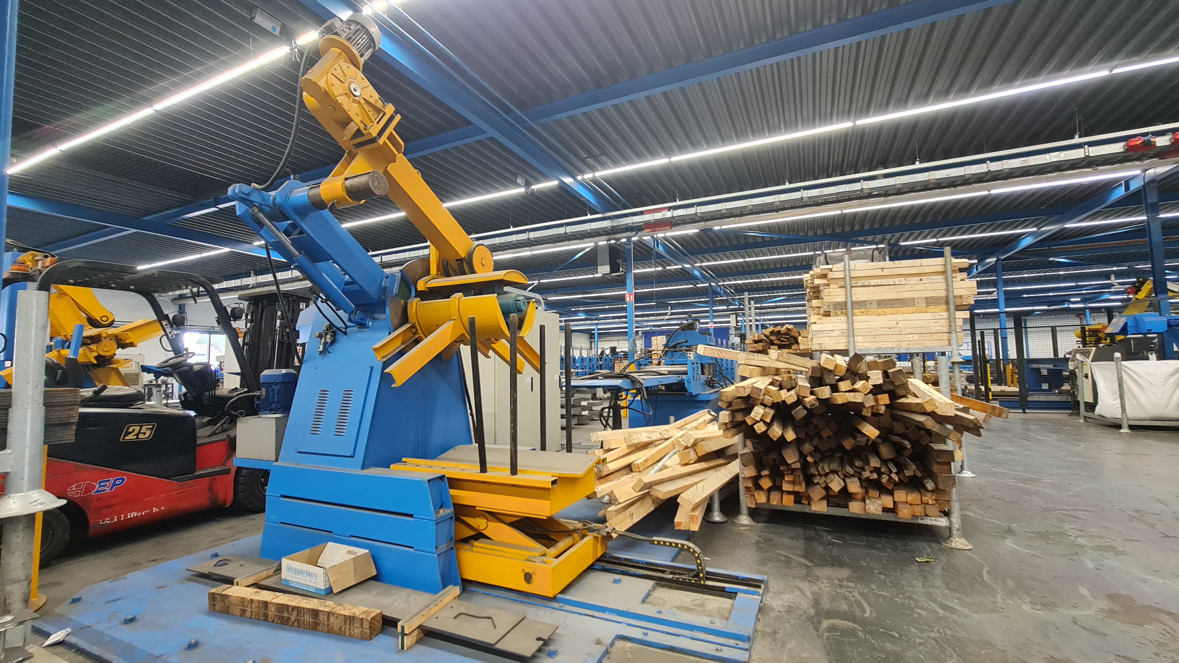 Gebruikt Tecnopromec Alfa C Media I Decoiler Line I 2003