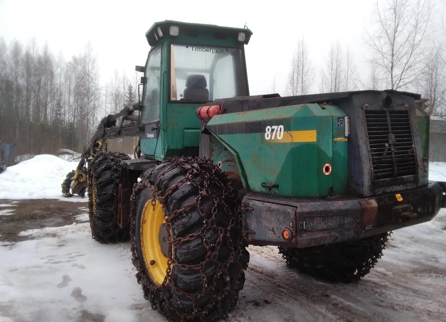 Gebruikt Timberjack 870A I Harvester