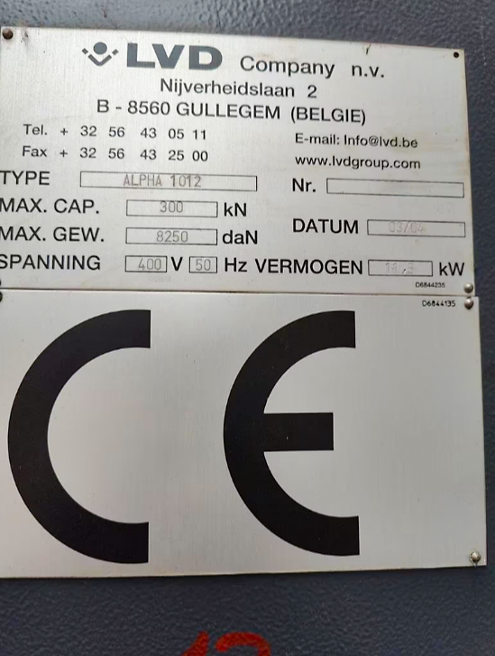 Gebruikt LVD Alpha 1012 - Ponsmachine - 2004