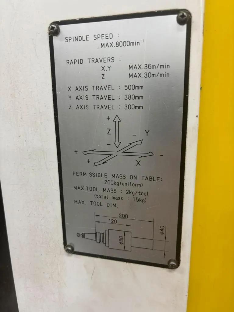 Used Fanuc Robodrill Alfa-T10B I Vertical Machining Center