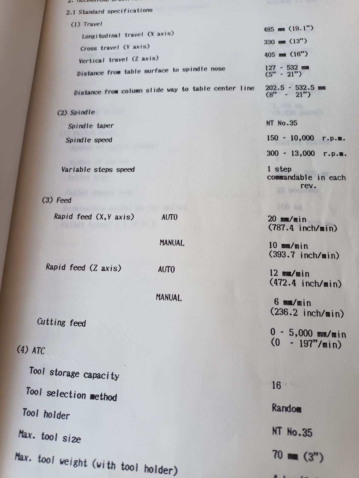 Usado Kitamura Mycenter 1 - Centro de Mecanizado Vertical - 1992