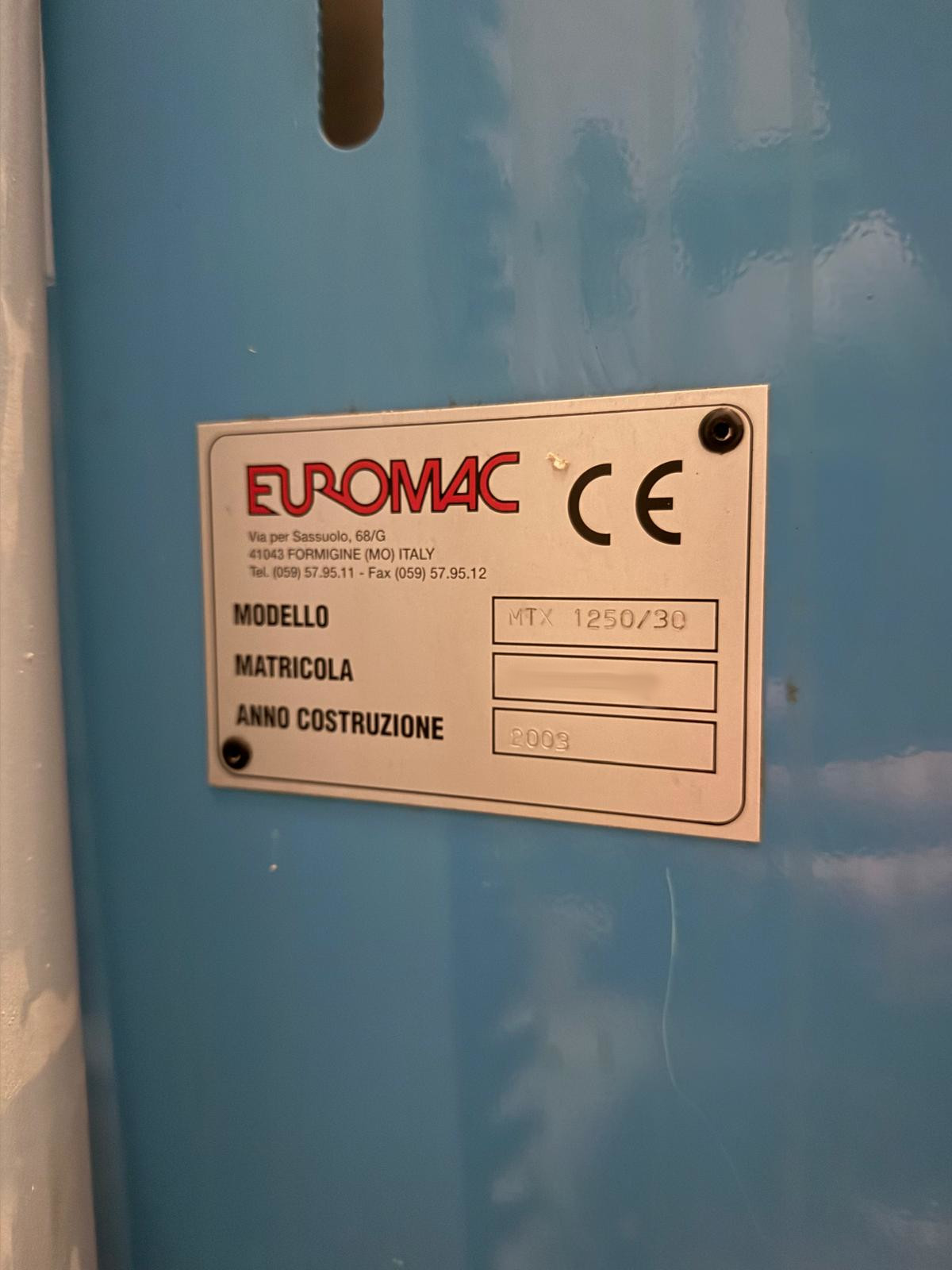 Used Euromac MTX 1250/30 I Punching Machine I 2003