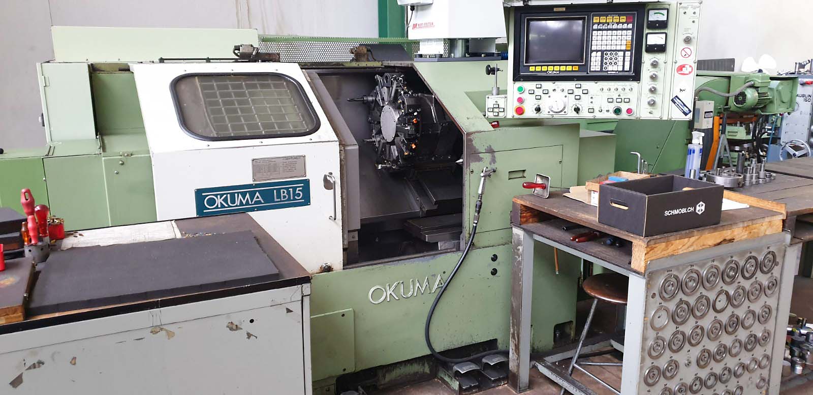 Gebruikt Okuma LB 15 - CNC Draaibank - 1986
