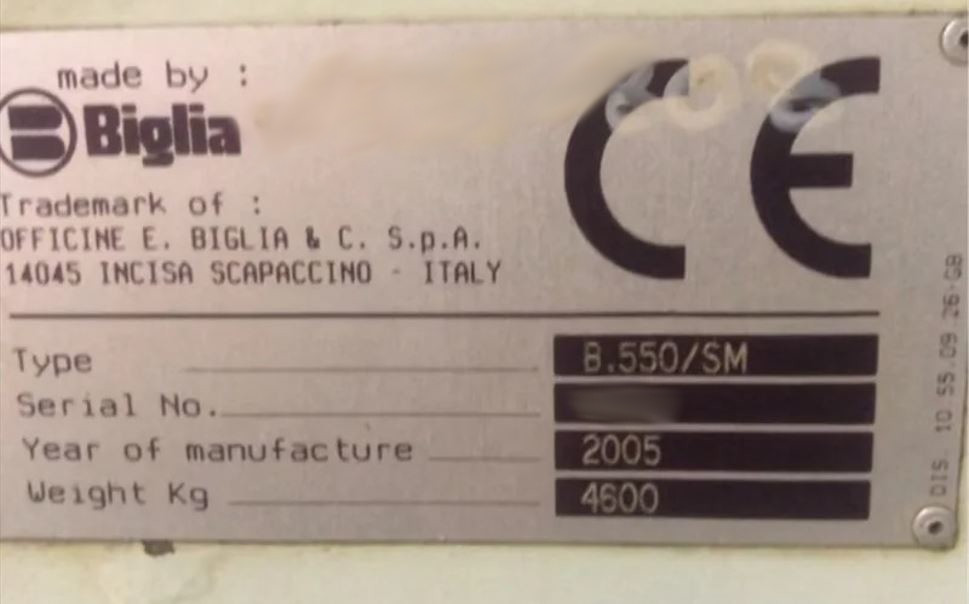 Used Biglia B 550 SM I CNC Lathe I 2005
