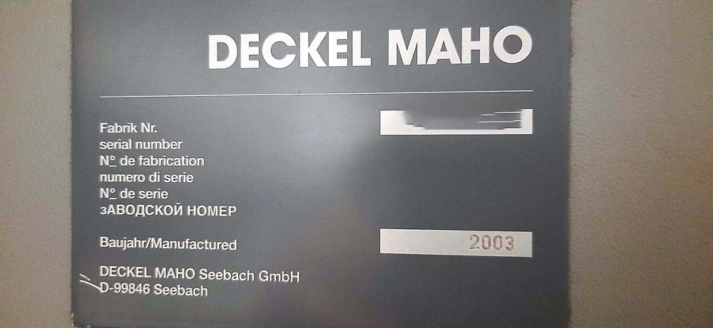 Gebruikt Deckel Maho DMU 50 T - Verticaal bewerkingscentrum - 2003