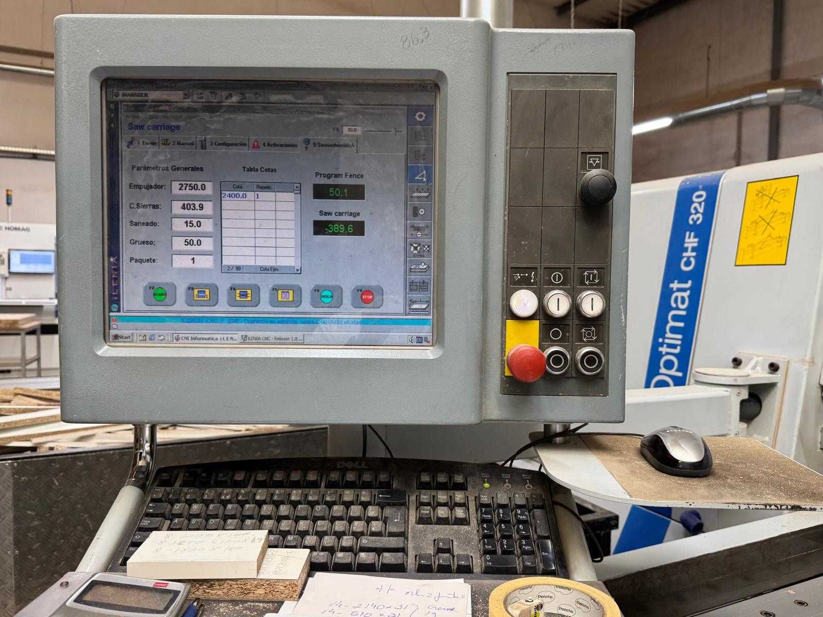 Used Homag Optimat CHF 320/32/32 I Beam Saw I 2003