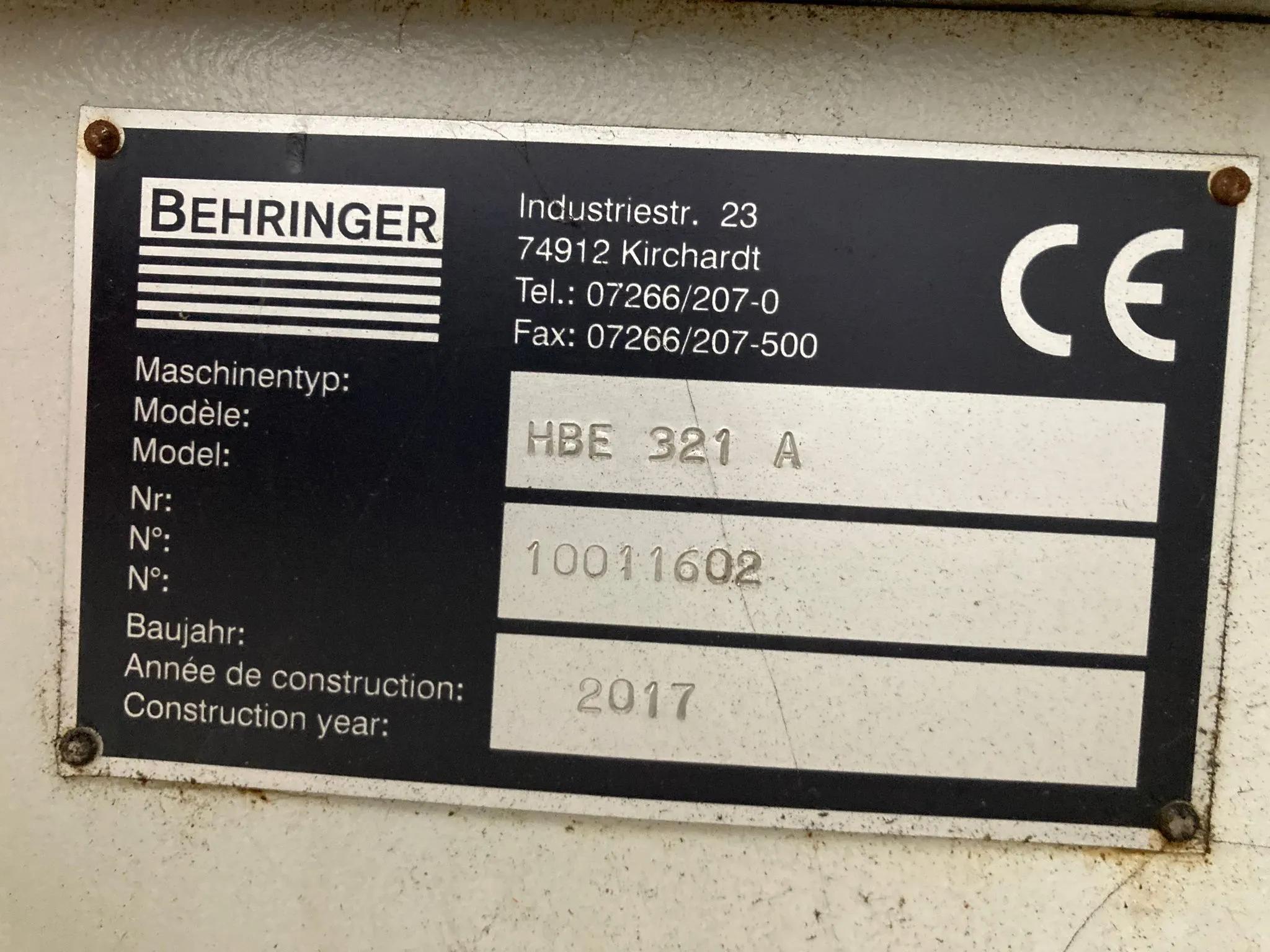 Gebruikt Behringer HBE 321 A I Bandzaag