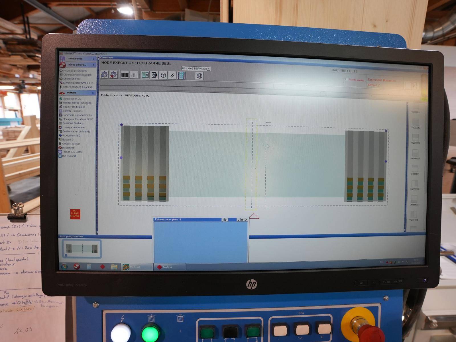 Used Masterwood Project 375 L I CNC Machining Center I 2016