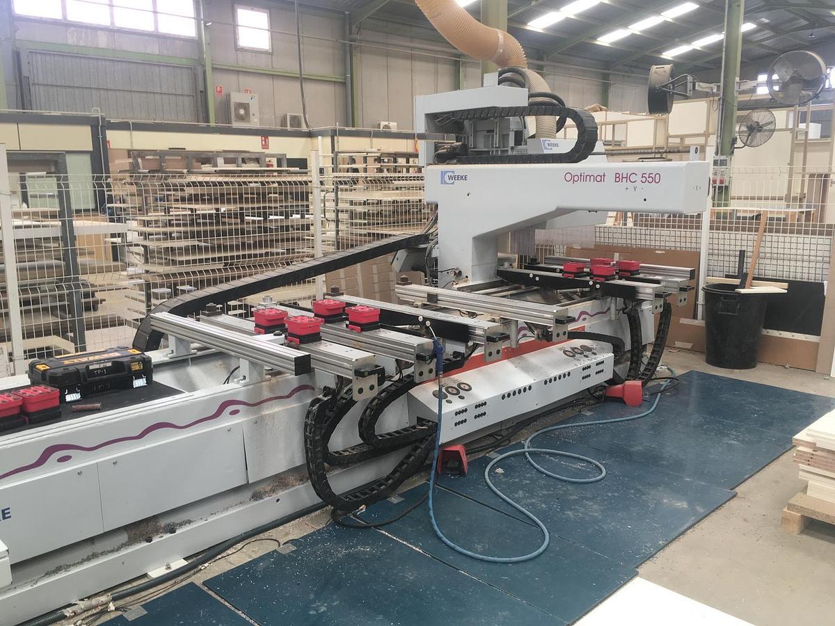 Used Weeke Optimat BHC 550 I CNC Machining Center