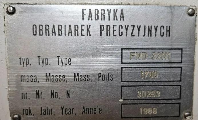 Usado AVIA FND-32N1 I Fresadora CNC