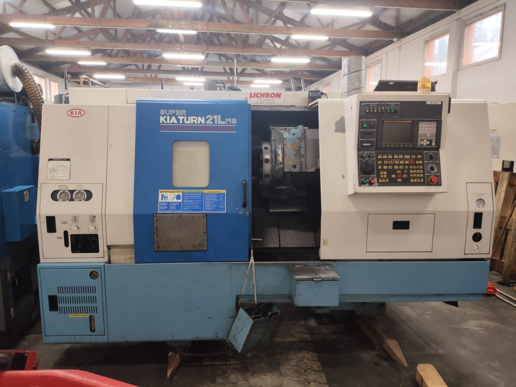 Used Kia Super Turn 21 LMS I CNC Lathe I 2004