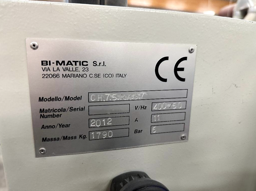 Usado Bi-Matic Challenge 7.5-r.a - Biselado - 2012