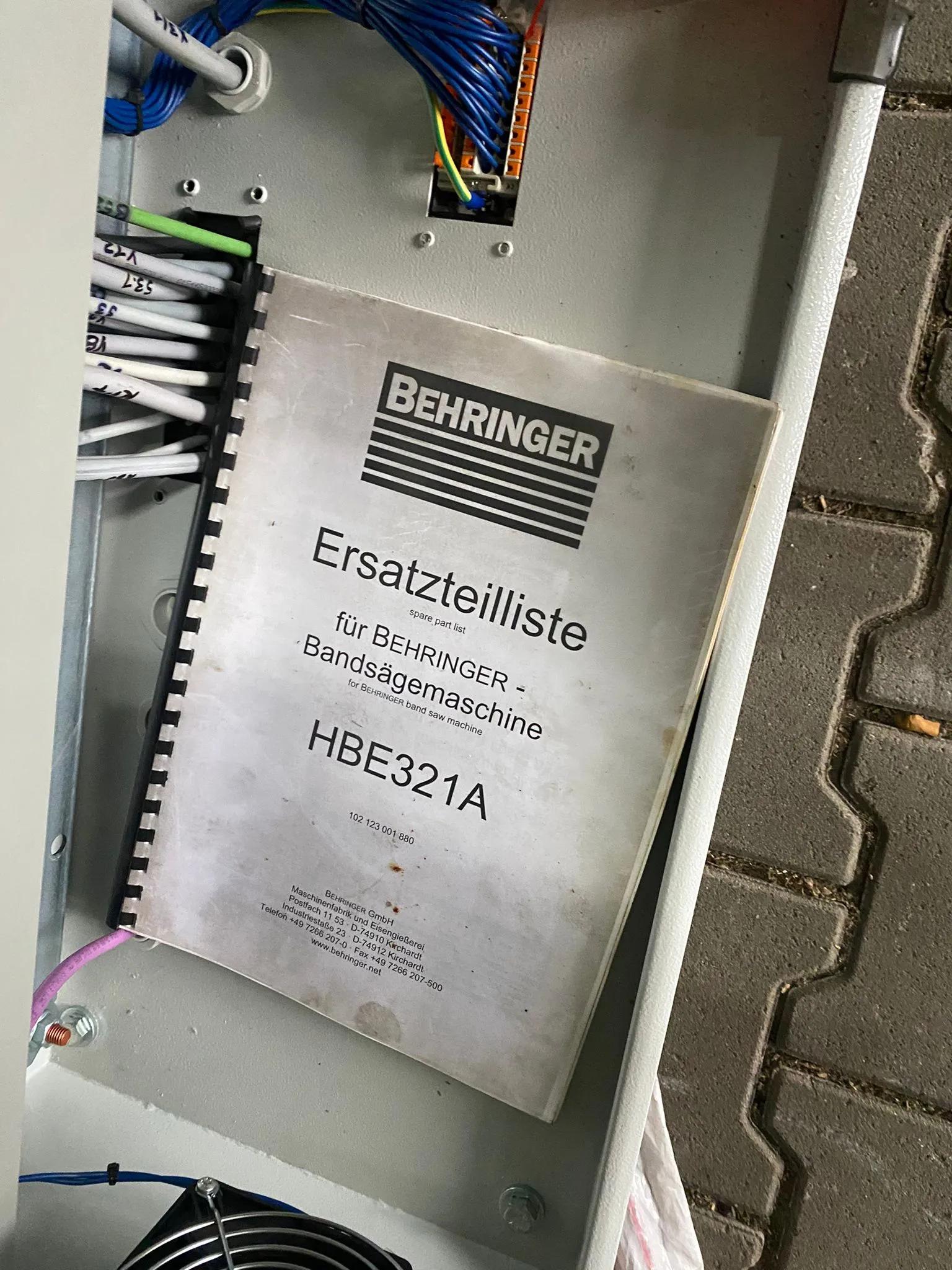 Gebruikt Behringer HBE 321 A I Bandzaag