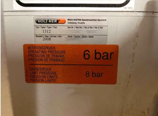 Used Holzher Sprint 1312 I Edgebanding I 2008