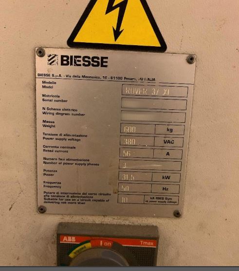 Used Biesse Rover 37 XL I CNC Machining Center I 2005