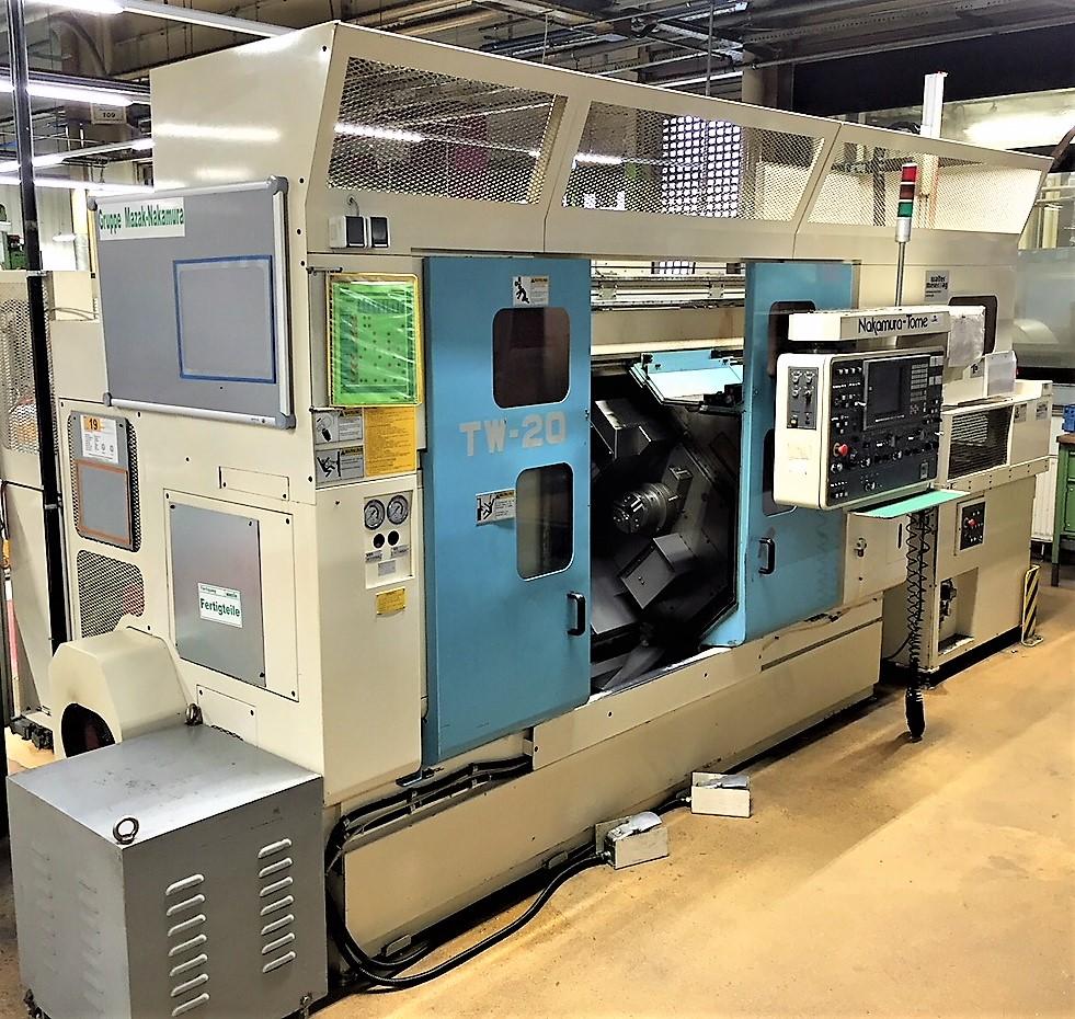 Used Nakamura Tome  TW 20 MC - CNC Lathe - 2002