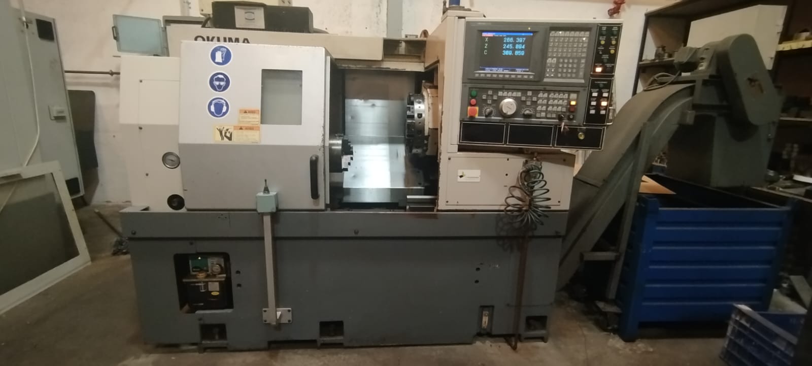 Used Okuma ES-L8 II M I CNC Lathe I 2007