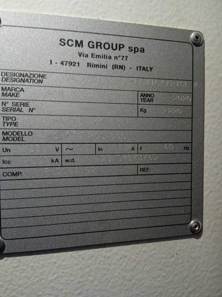 Used SCM DMC SD 70 I Wide Belt Sander I 2020