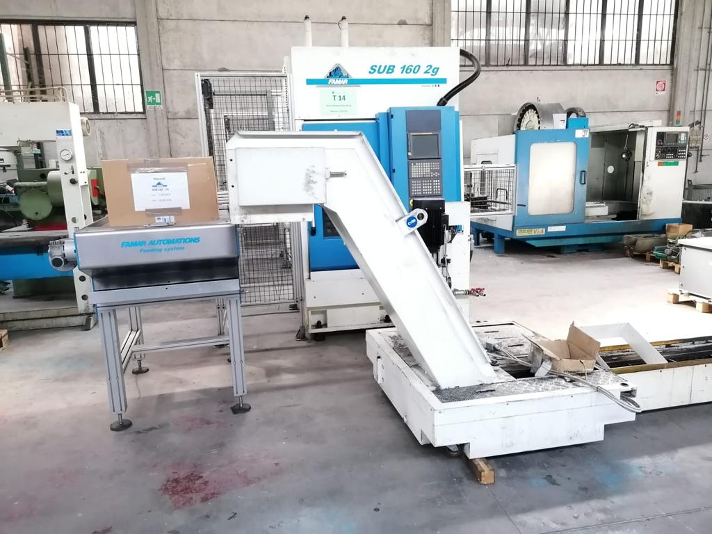 Usado Famar SUB 160 2G (T14) - Torno Vertical CNC - 2011