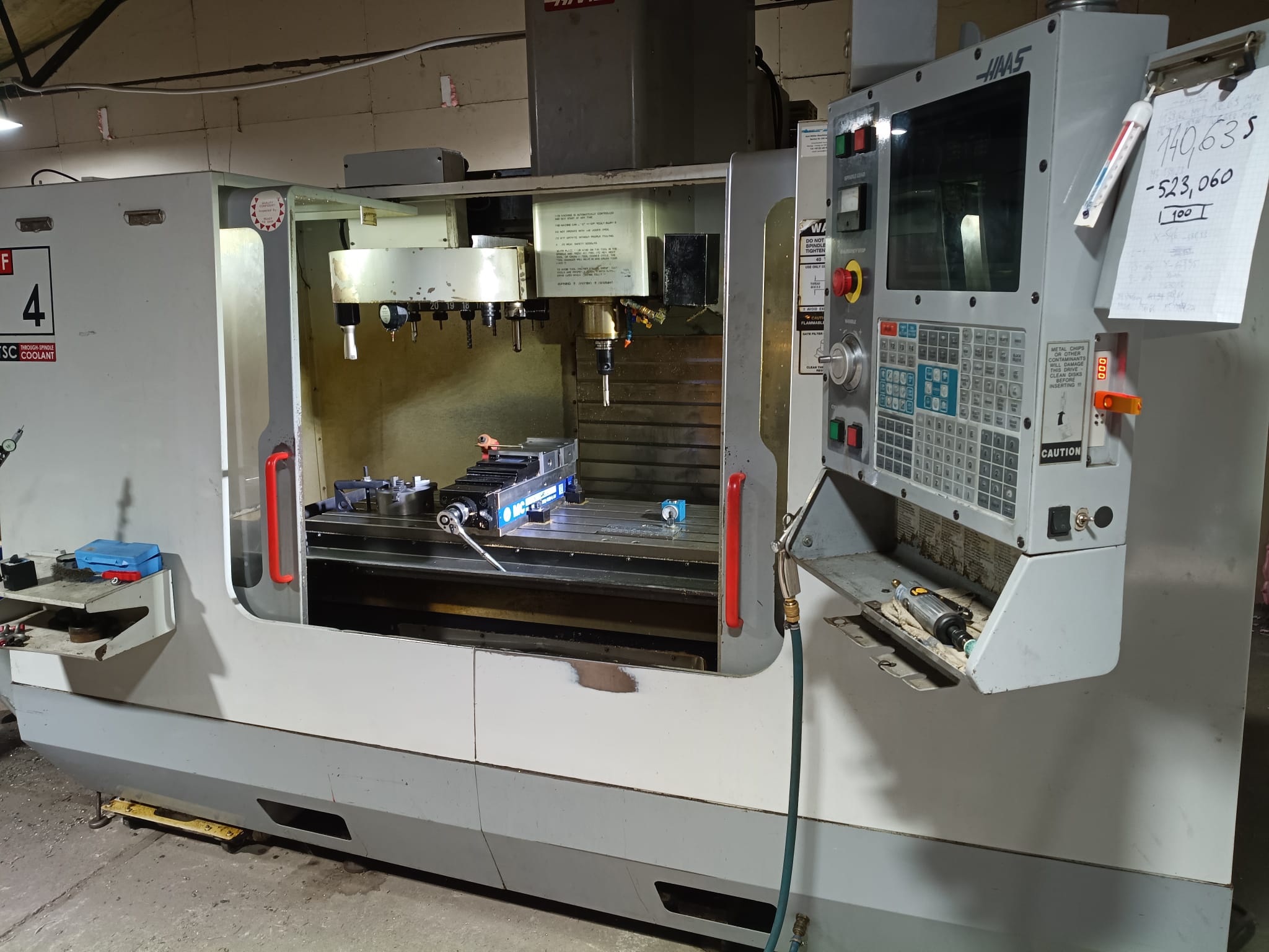 Used Haas VF4-BH I Vertical Machining Center I 2002