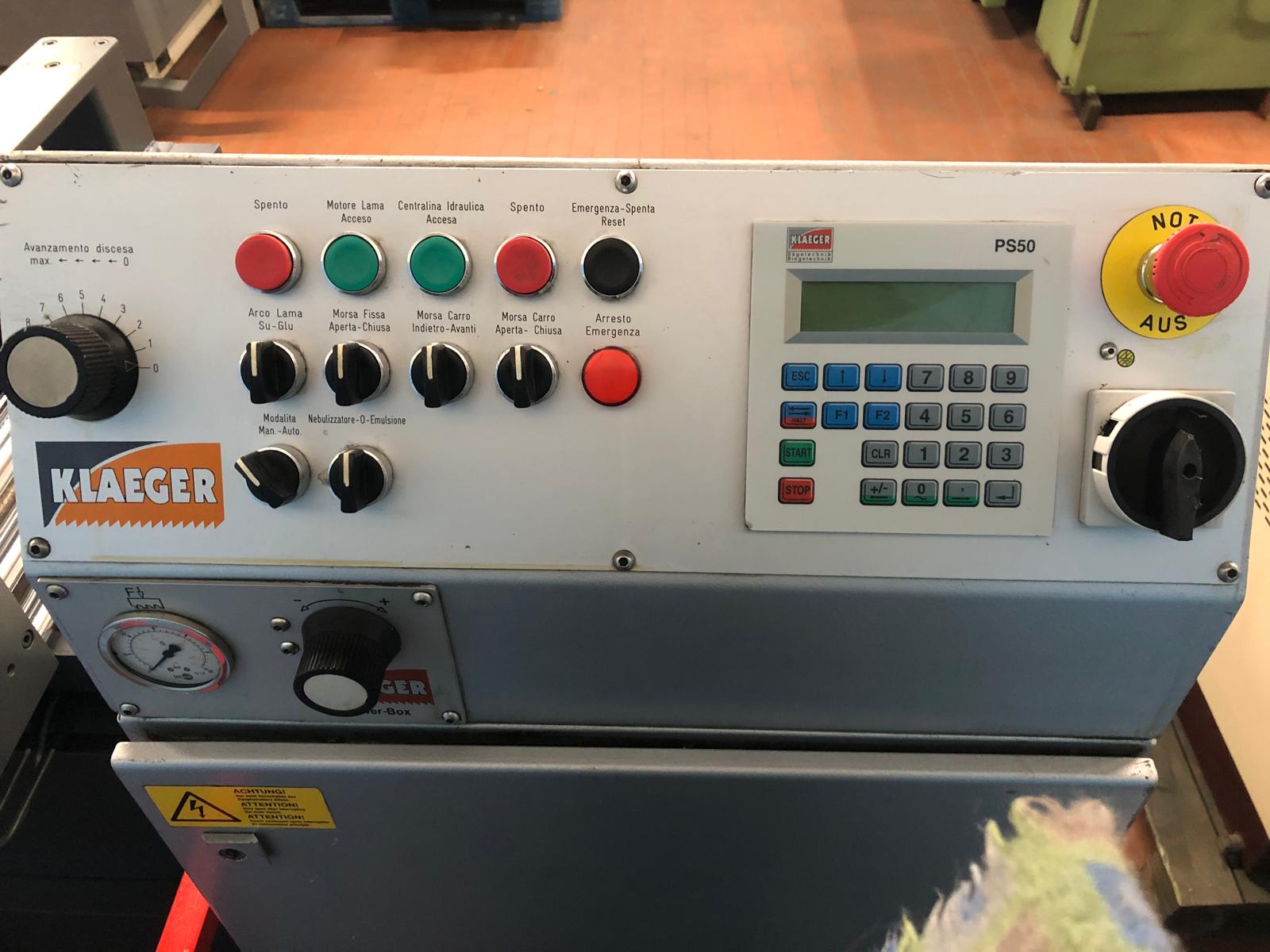 Used Klaeger HBA S 500 I Band Saw I 2011