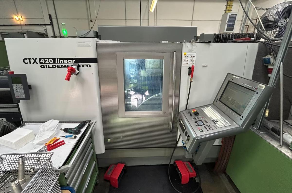 Used Gildemeister CTX 420 Linear V6 I CNC Lathe I 2007