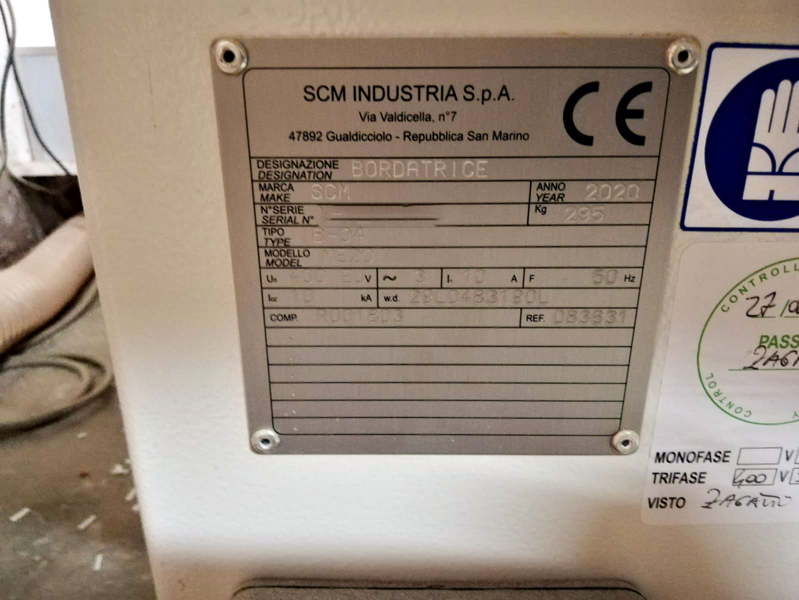 Gebruikt SCM Minimax me 20 - Kantenaanlijmmachine - 2020