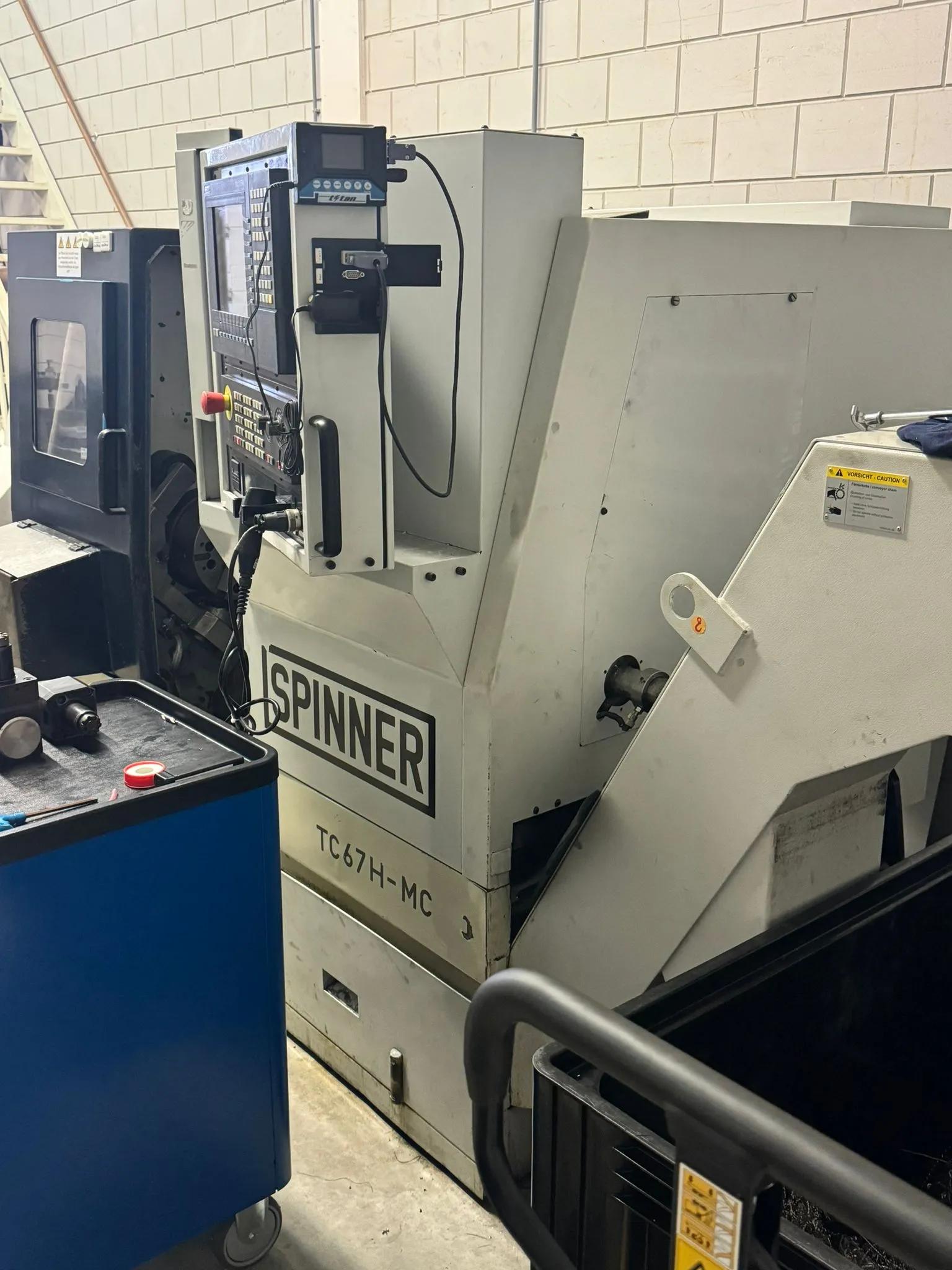 Usado Torno CNC Spinner TC67H-MC I