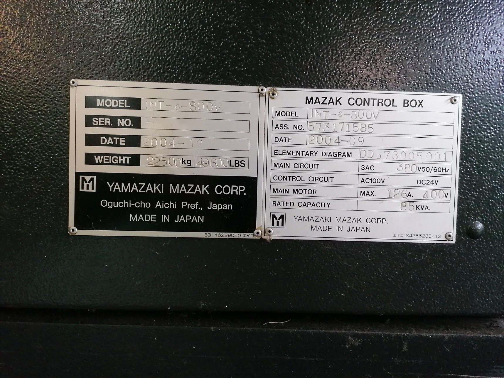 Gebruikt Mazak Integrex e-800V - Horizontaal Bewerkingscentrum - 2004