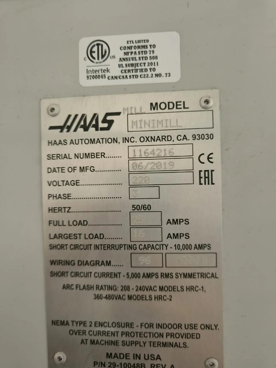 Gebruikt Haas Mini Mill I Verticaal Bewerkingscentrum