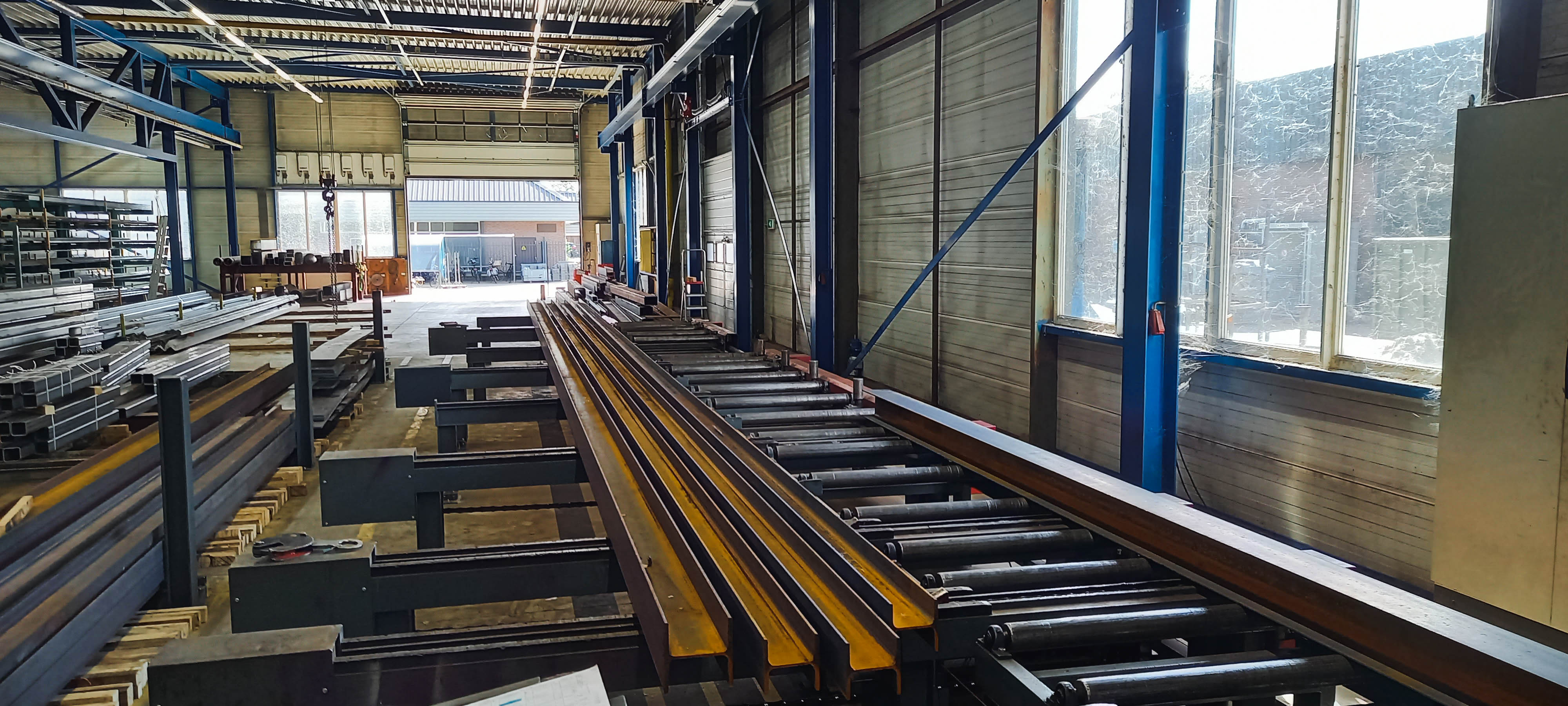 Used Voortman VB750 I Beam Saw Drill Line