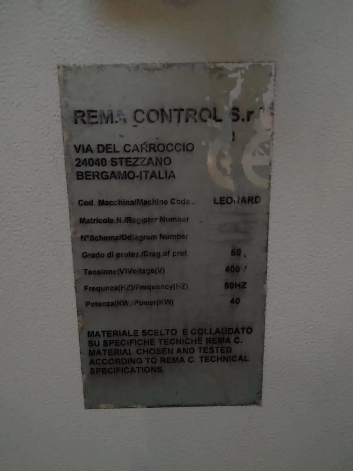 Gebruikt Rema Control Leonard RCL 2.4 I Verticale Bewerking Centrum