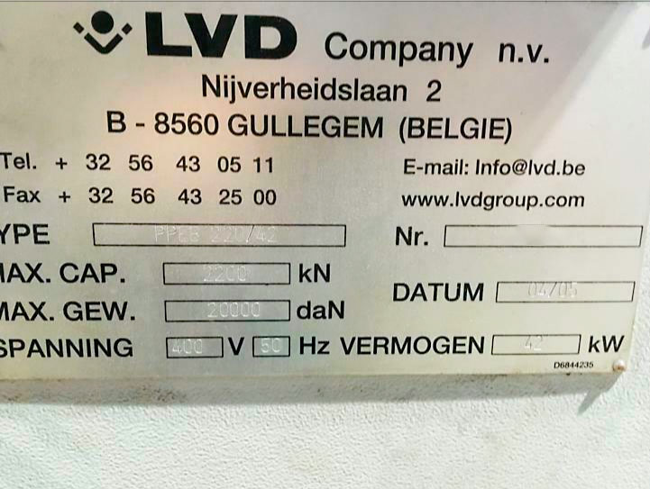 Gebruikt LVD PPEB 220/42 - Persen - 2005