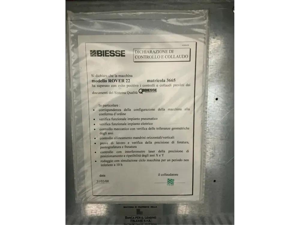 Used Biesse Rover 22 I CNC Machining Center I 2000