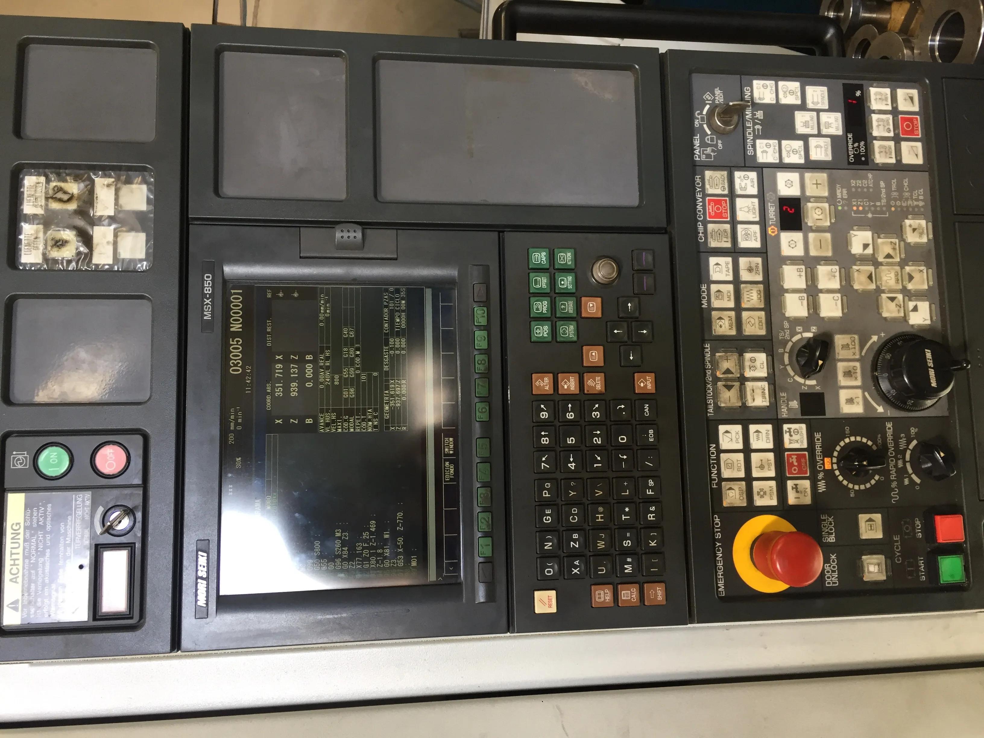 Gebruikt Mori Seiki NL 2500 MC/1250 I CNC Draaibank