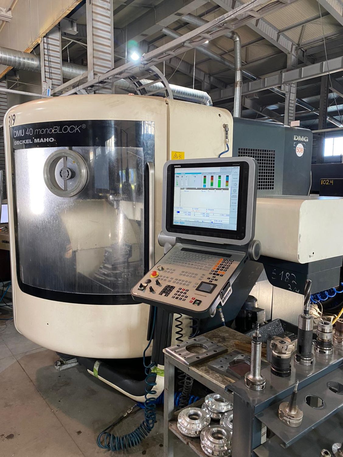 Used Deckel Maho DMU 40 MonoBlock I Vertical Machining Center I 2008