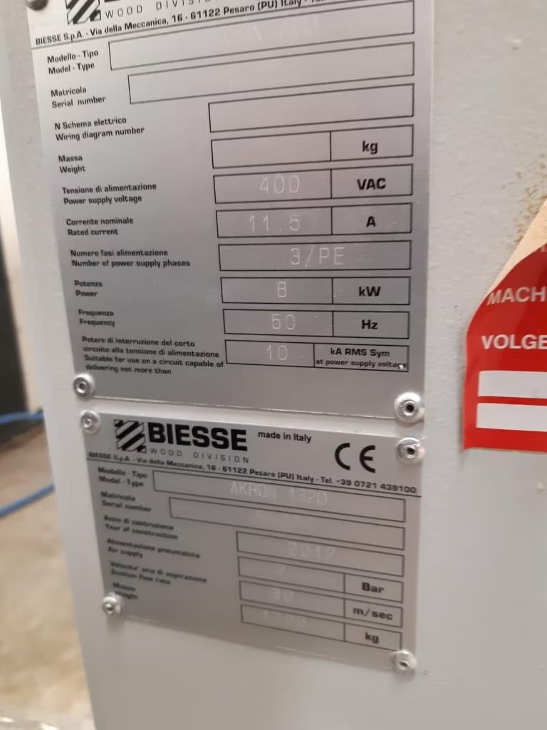 Used Biesse Akron 1320 I Edgebanding I 2012