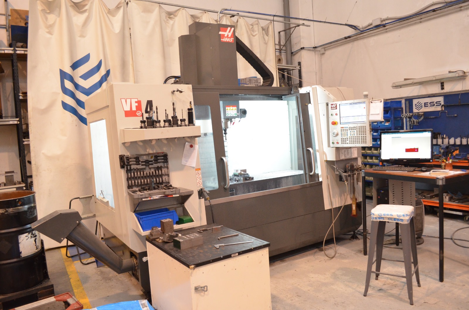 Used Haas VF-4 I Vertical Machining Center I 2021