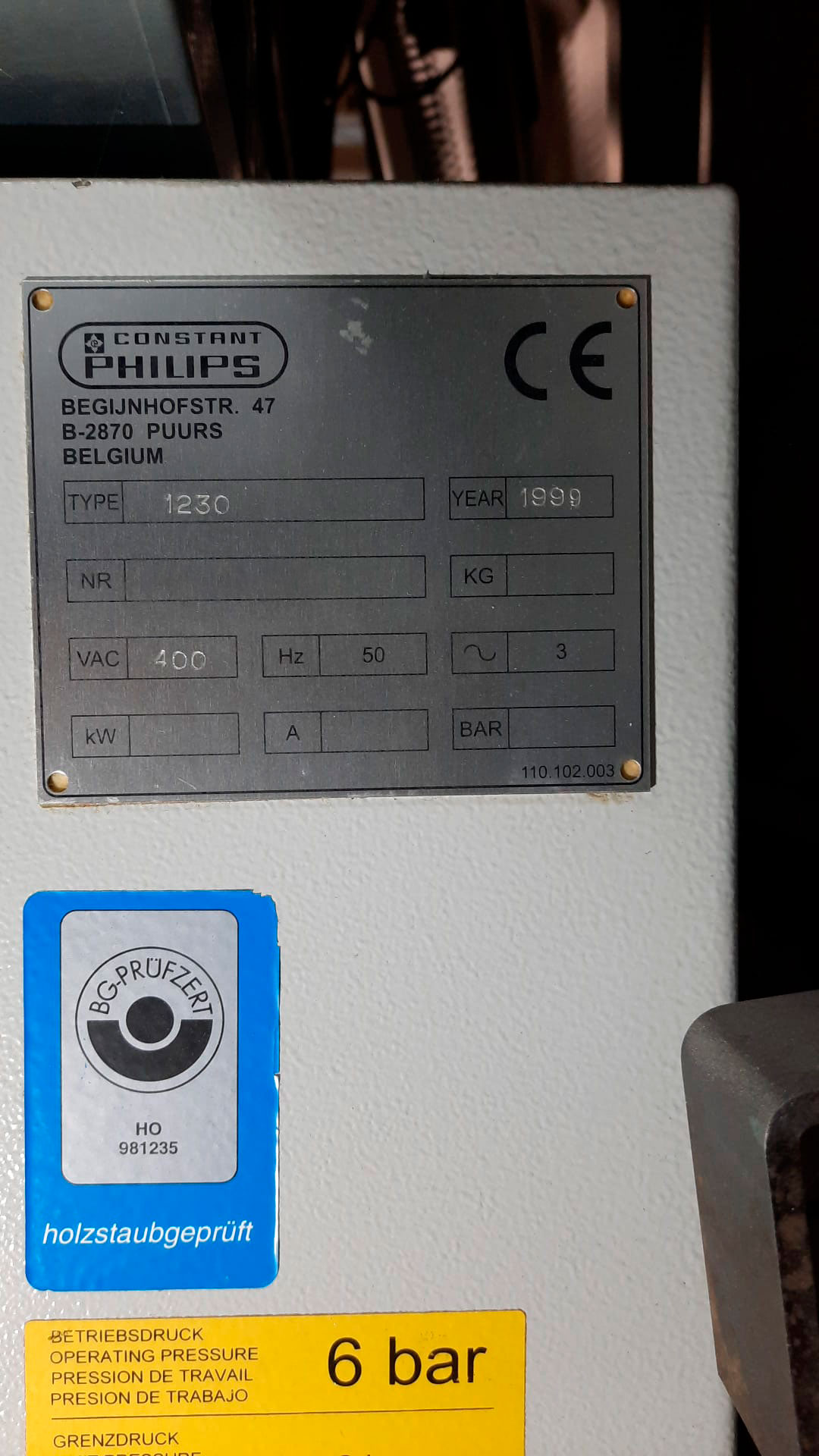 Usado Holzher 1230 - Sierra de panel - 1999