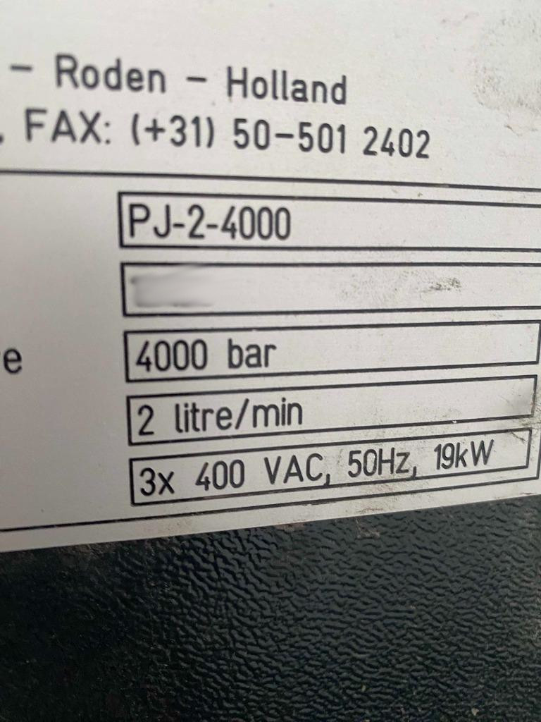 Used Resato PJ-2-4000 I Waterjet I 2009