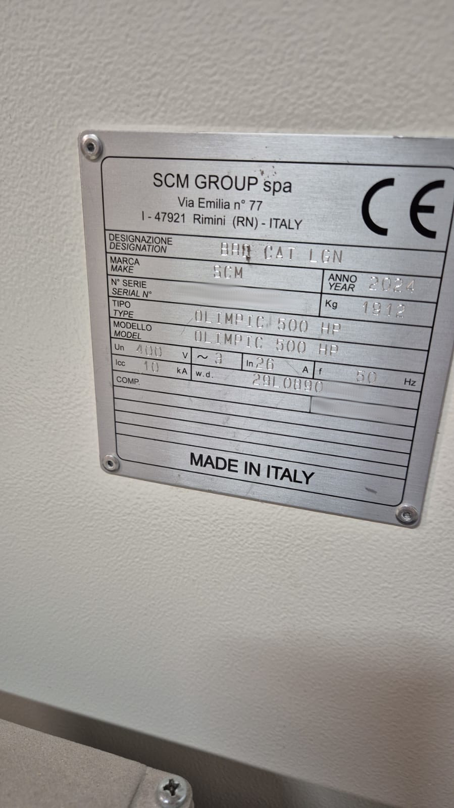 Used SCM Olimpic K 500 HP I Edgebanding I 2024